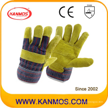 Les gants de travail de sécurité industrielle en cuir de porc renversé (22007)